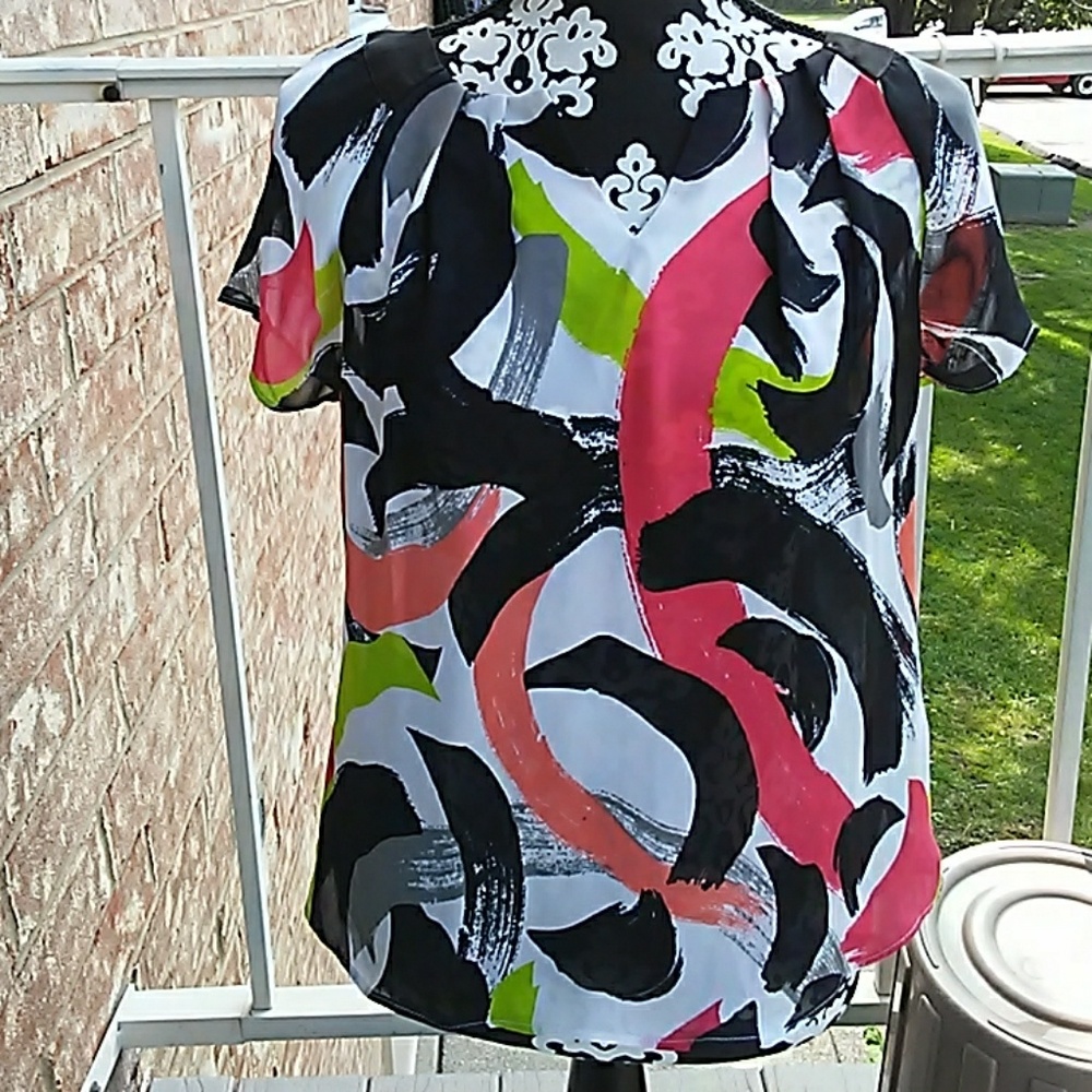 Worthington sheer blouse PM